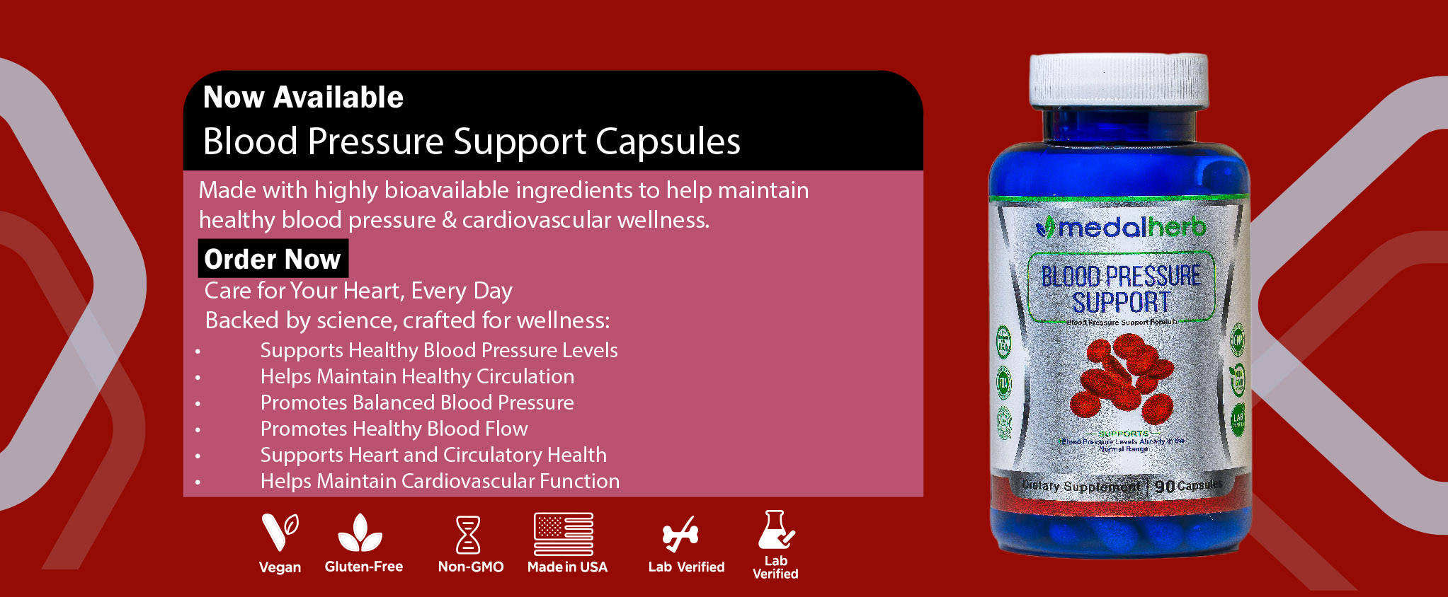 Blood Pressure Support Capsules Cover